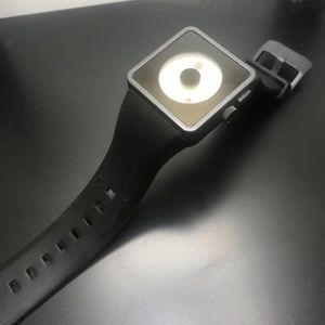 Nixon Newton black rubber watch